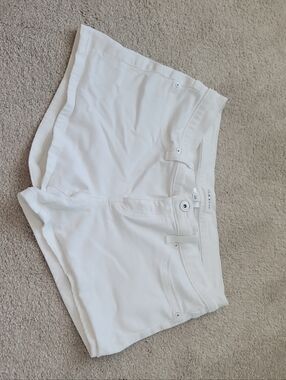 LILA RYAN White Women's Jean Shorts